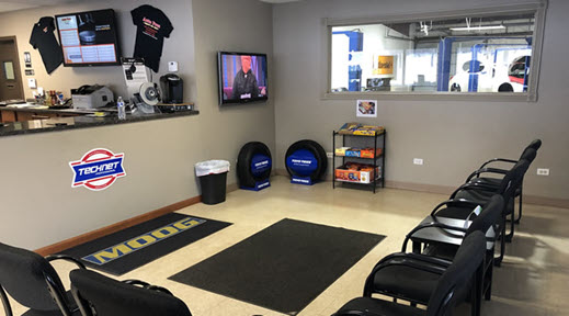 The Auto Pros waiting room